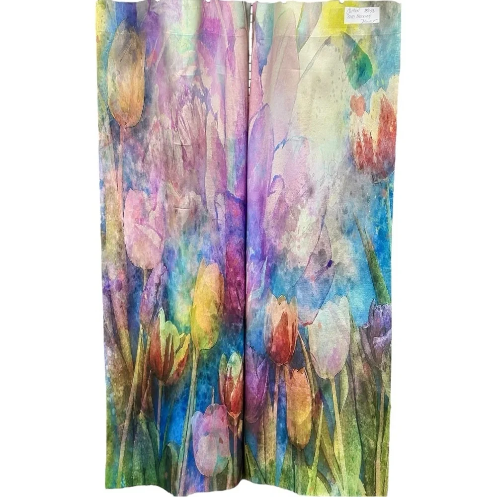 Wayfair Mod Tulip Monet Style Curtains 2 Panels 20x53